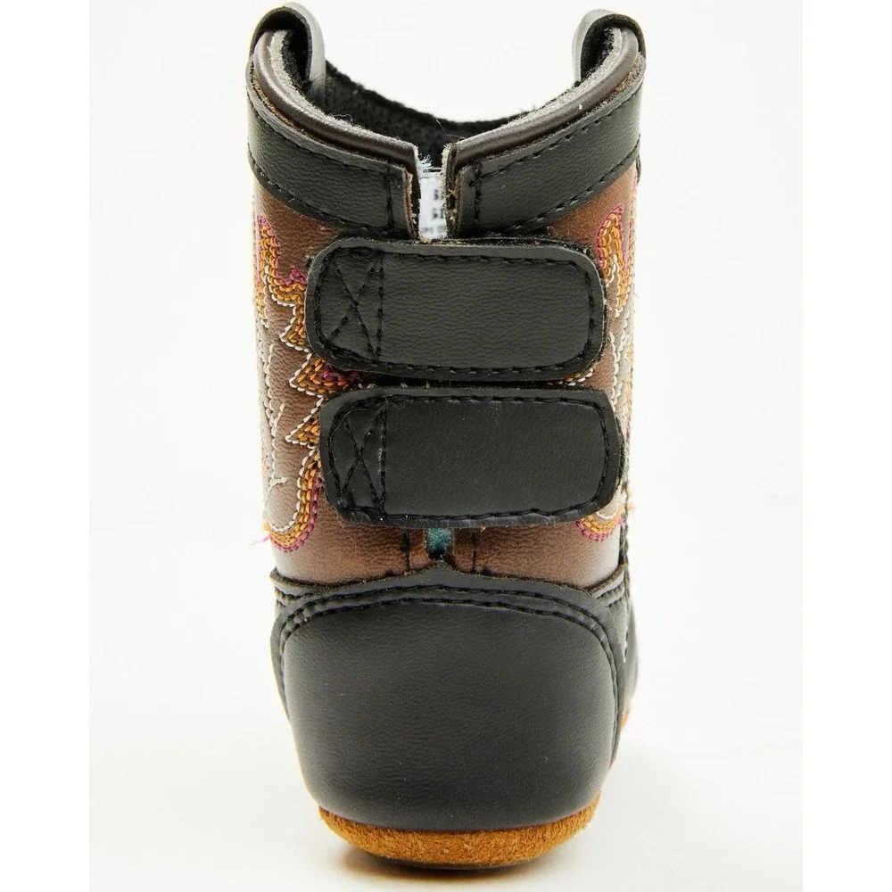 New Lil Boot Barn Baby Boys Sz 2 Western Cowboy Boots Blazin Poppet Suede